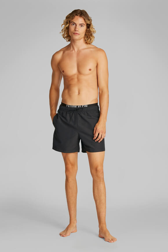 Medium Double short de bain - Black