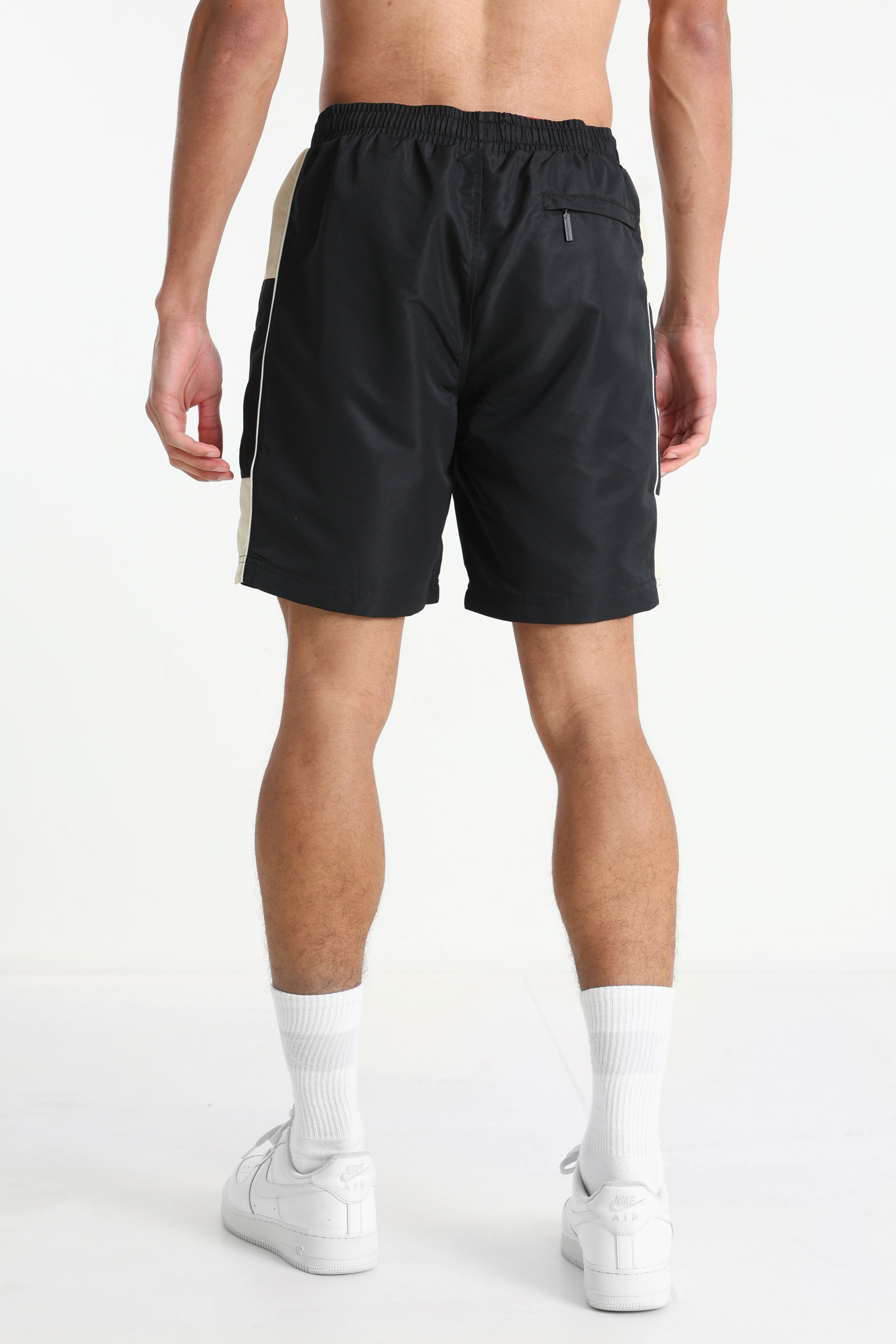 Sweat shorts - Black + Wood Ash