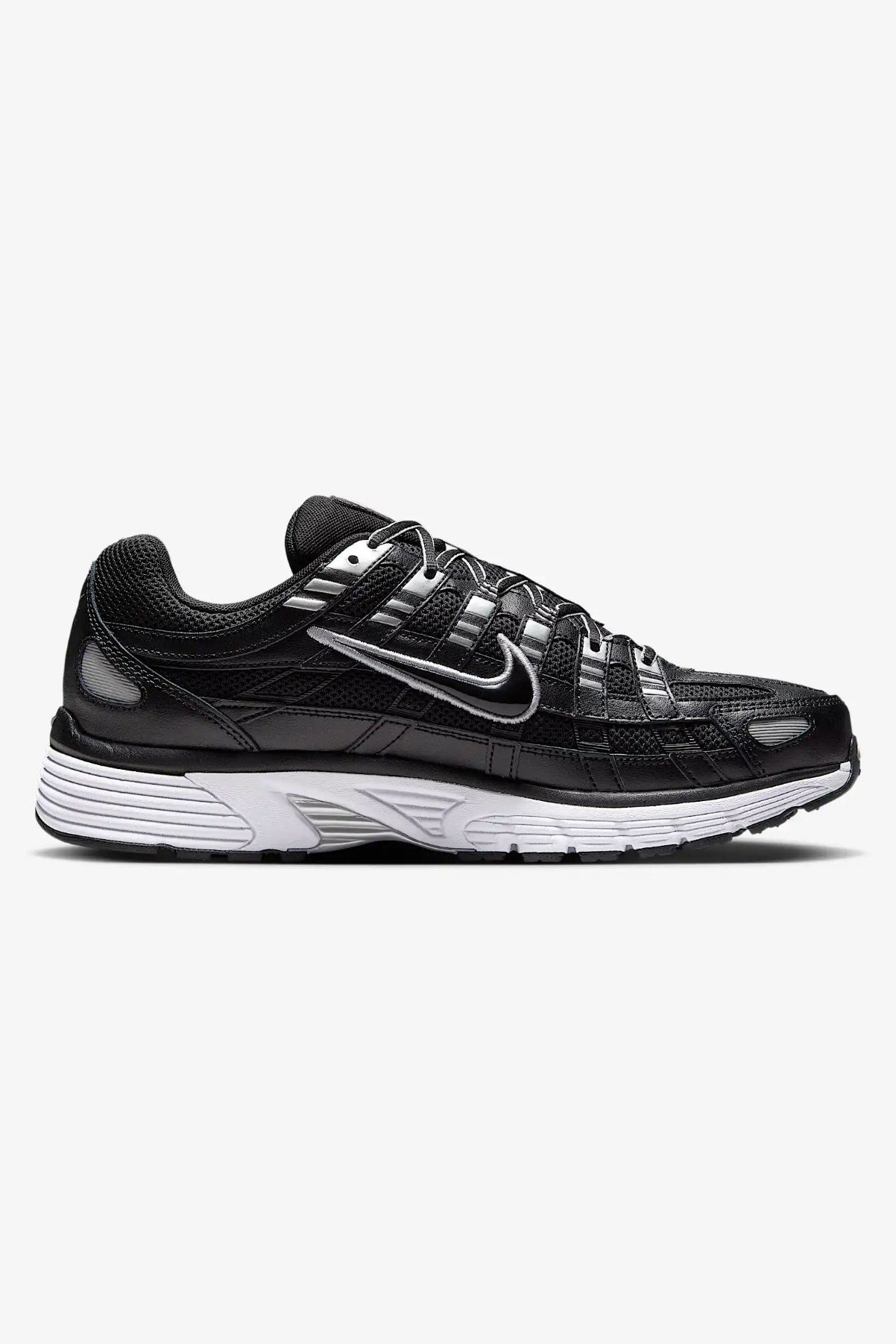 P-6000 Sneaker - Black + White
