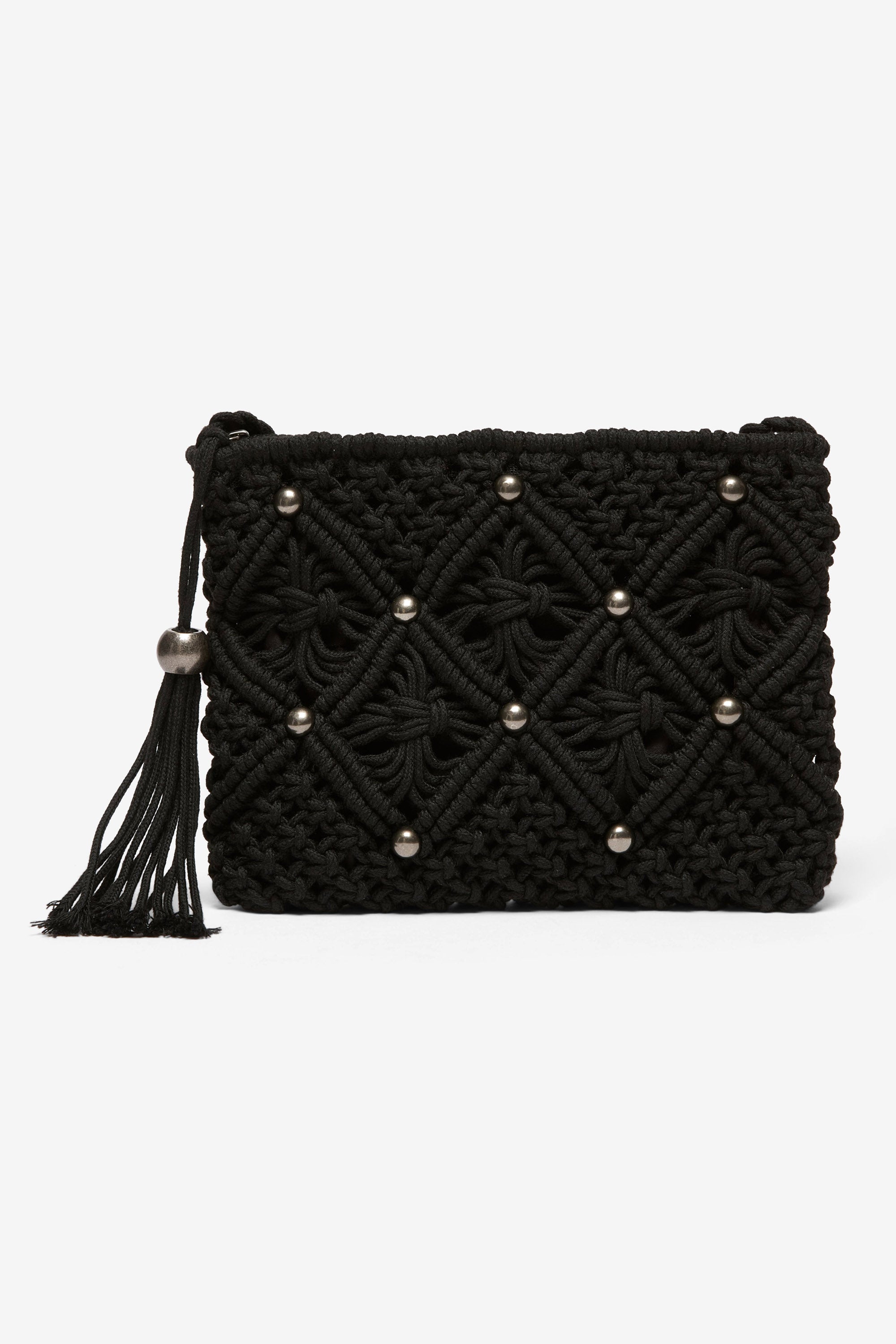 Ghostly Waters sac à bandoulière en crochet - Black