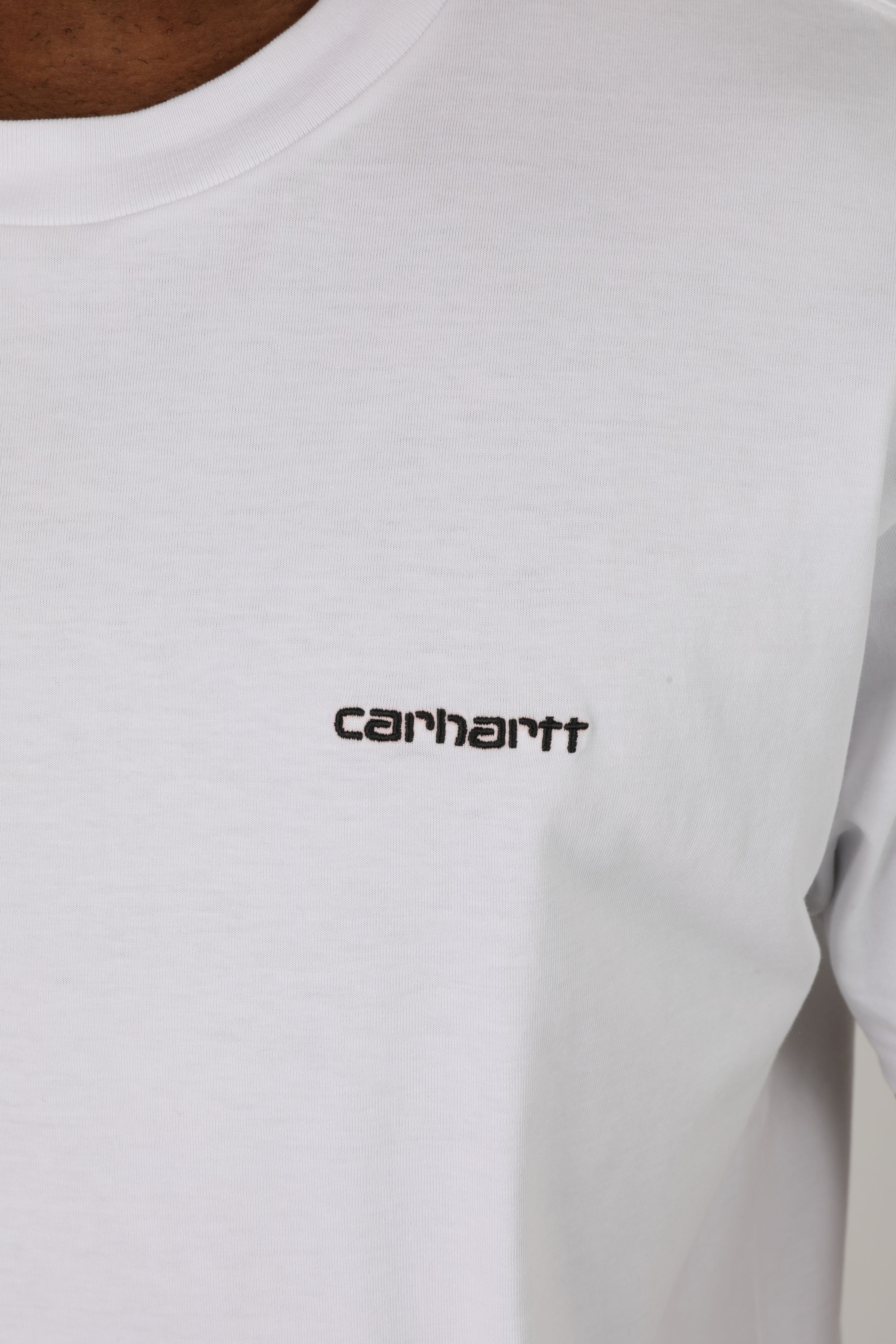 Script Embroidery T-Shirt - White