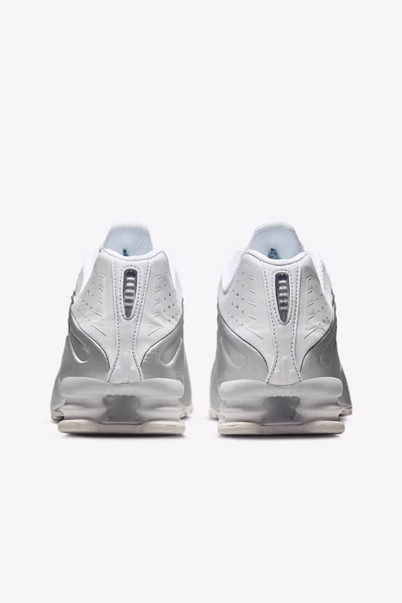 Shox R4 sneakers - White + Metallic Silver