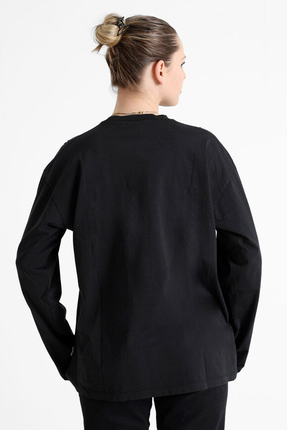 Nitric shirt ample manches longues - Black + Blue