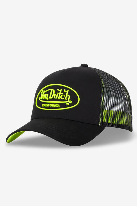 Casquette trucker / snapback - Black + Lime