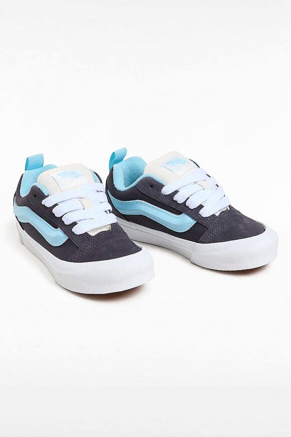 Knu Skool Kids Sneaker - Retro Sport Grey + Blue