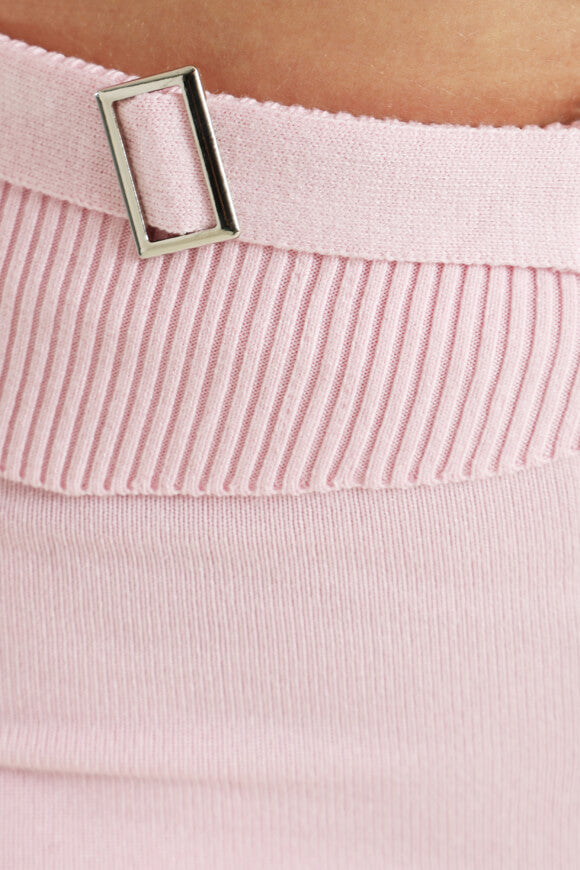 Flare Strickhose - Pink