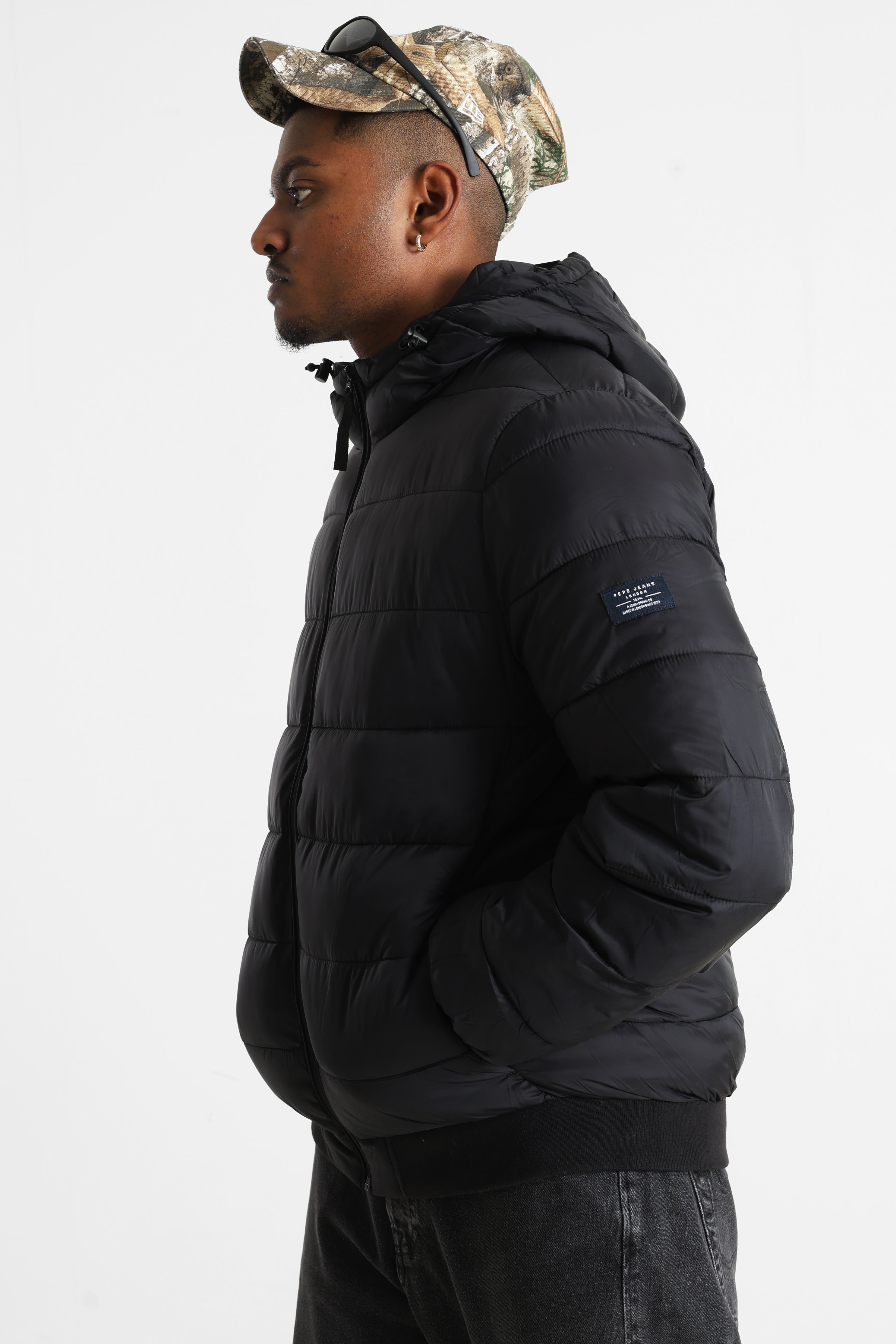 Leichte gesteppte Jacke - Black