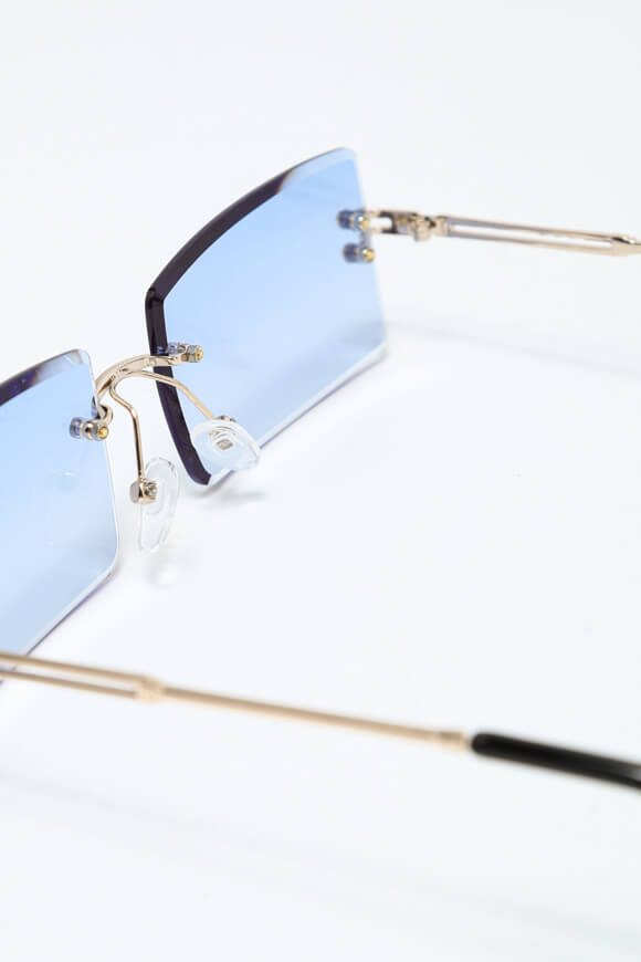 Lunettes de soleil - Gold + Light Blue