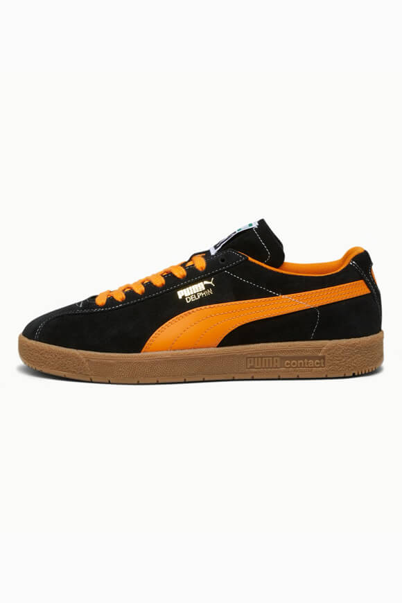 Delphin Sneaker - Black + Pumpkin Pie