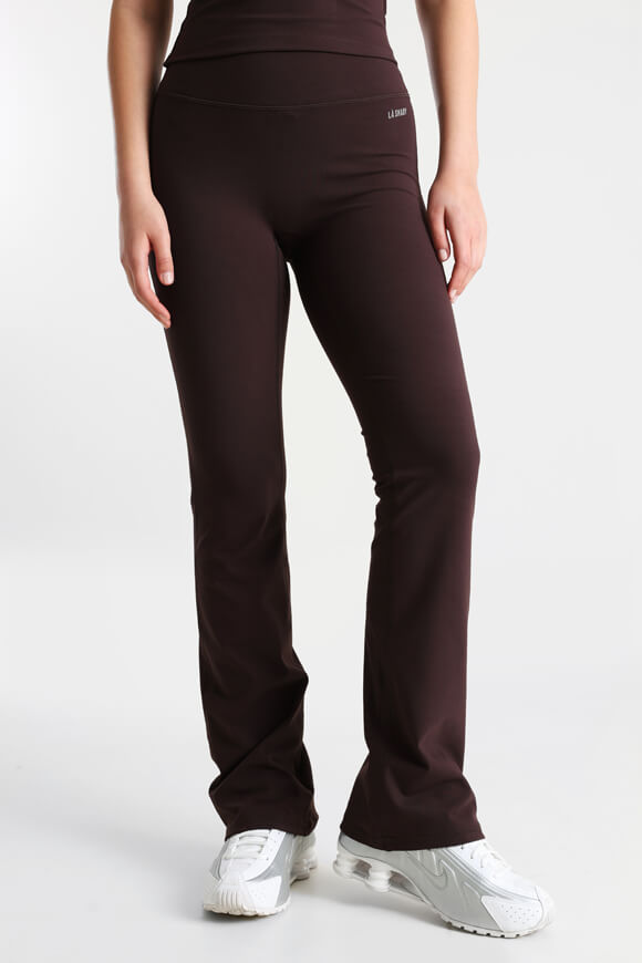 Bootcut leggings - dark brown