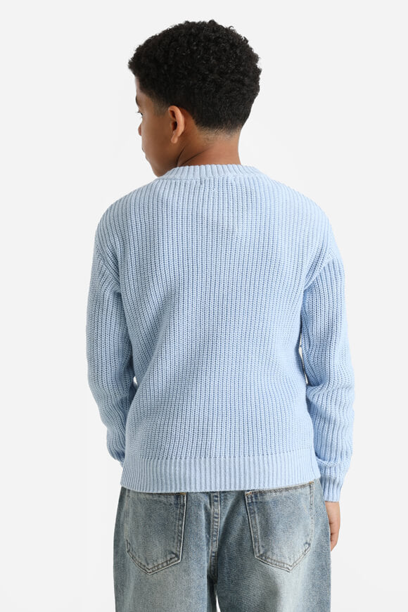 Strickpullover - Hellblau
