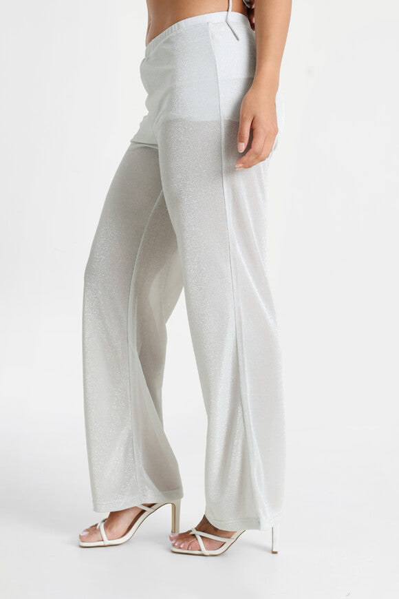Glitter pants - silver
