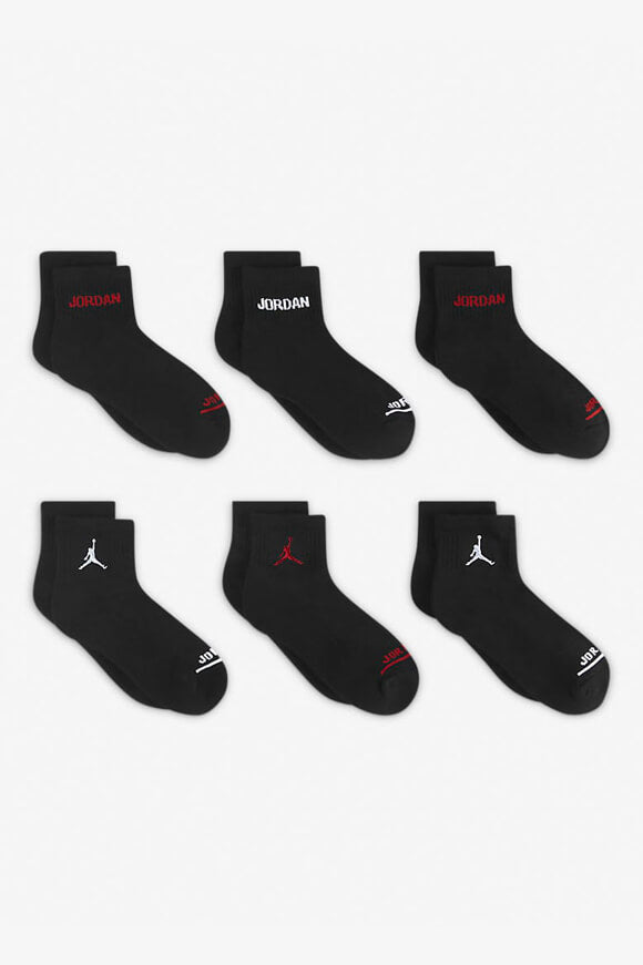 Sechserpack Socken - Schwarz