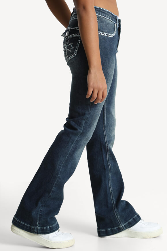 Flare Jeans - Dunkelblau