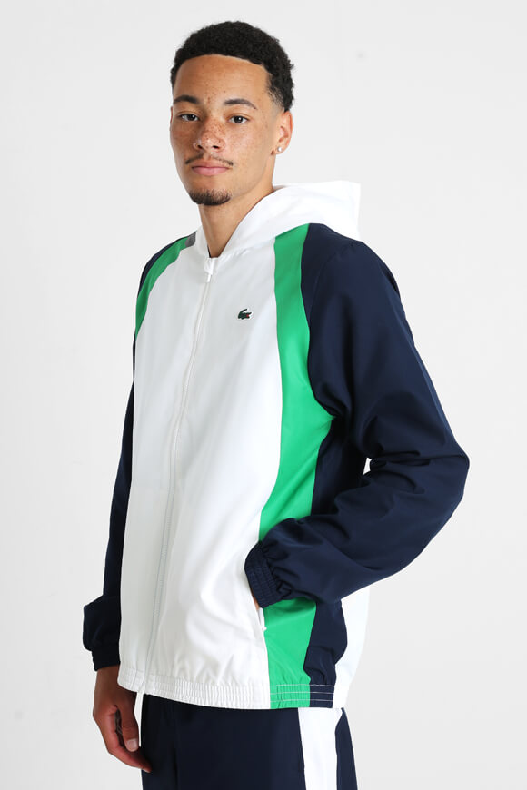Trainingsjacke - White + Navy + Green
