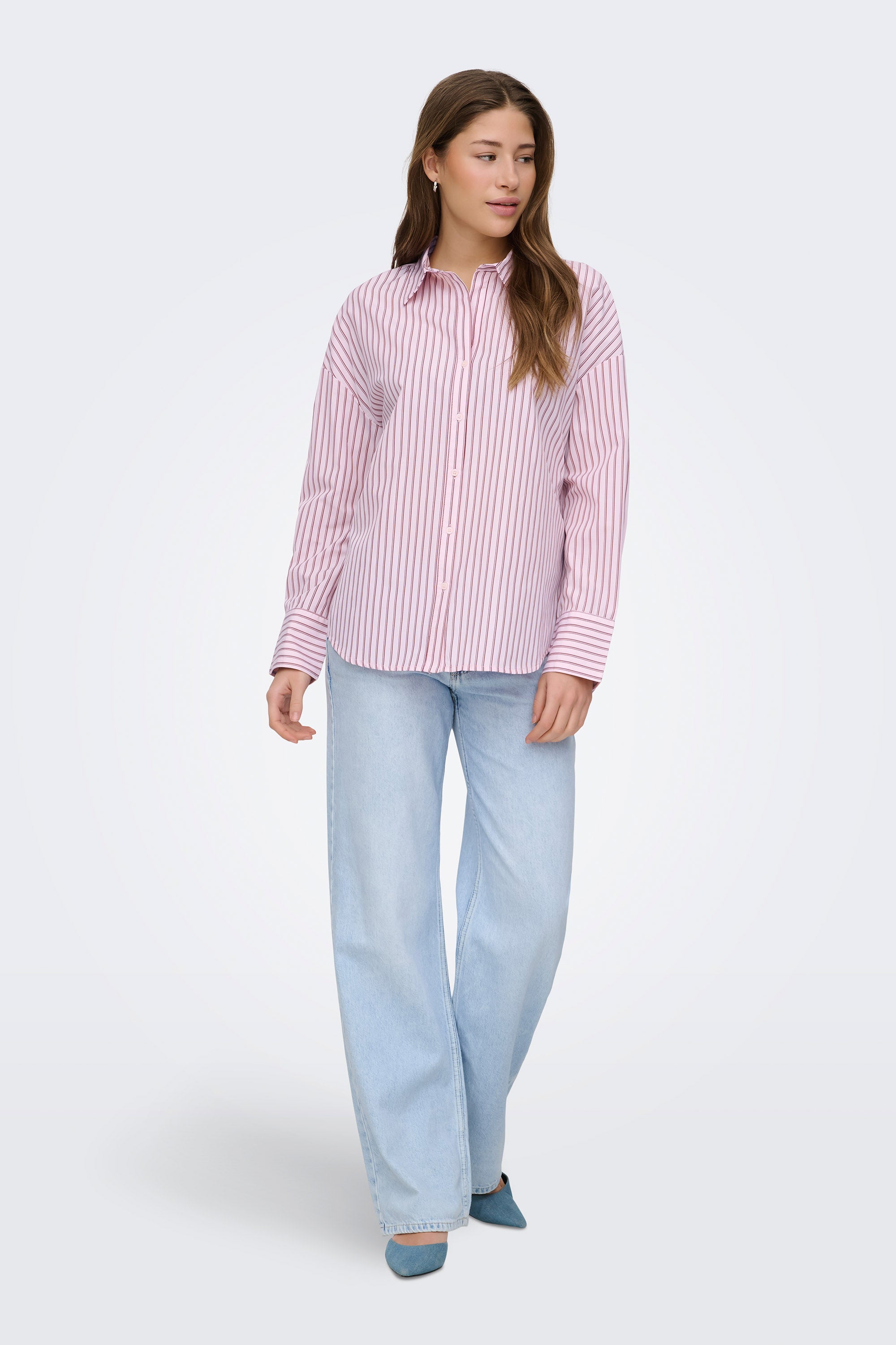 ONLREGON langes Hemd - Fuschia