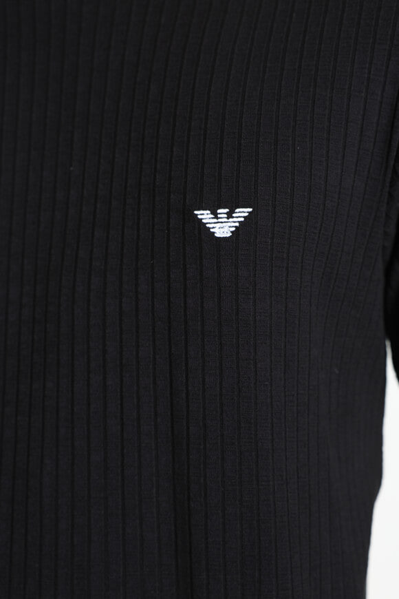 Strukturiertes T-Shirt - Black