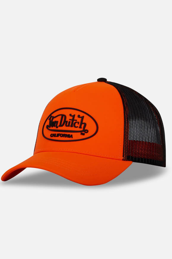 Casquette trucker / snapback - Orange + Black
