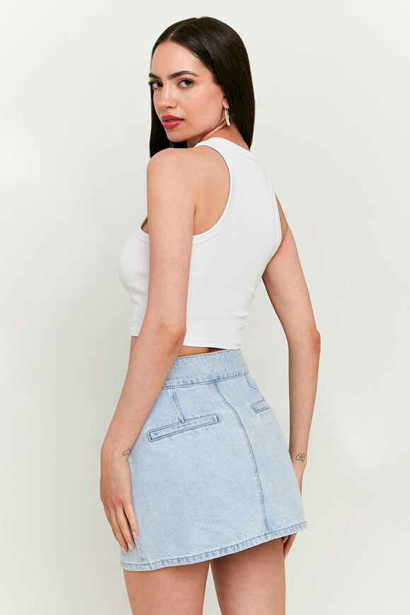 Jeans Minirock - Light Blue