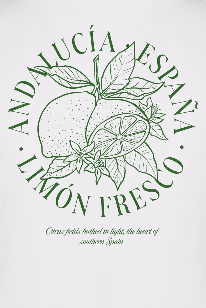 Andalucia Espana Limon Fresco T-Shirt - White