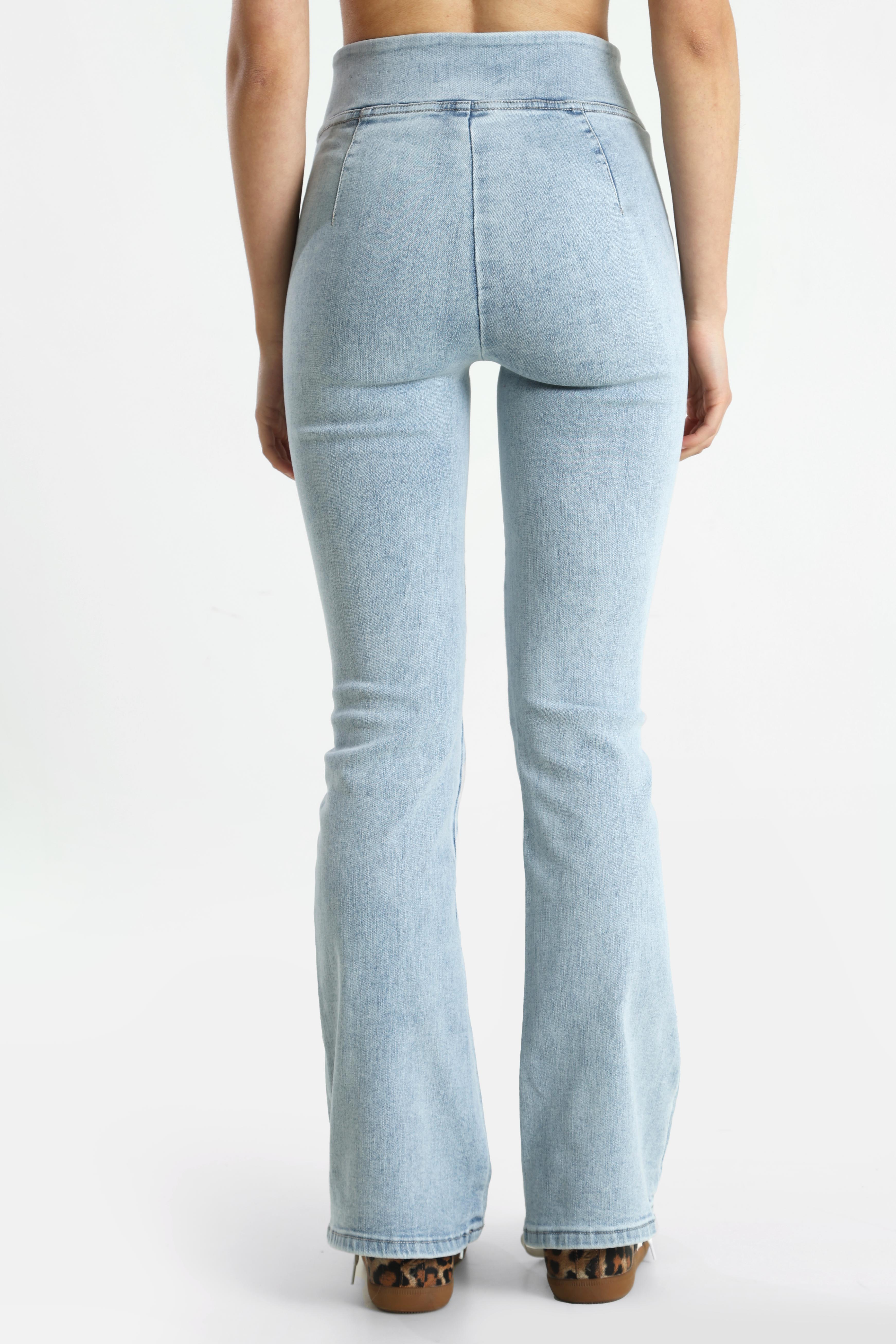 Jean flared fit - Light Blue Denim
