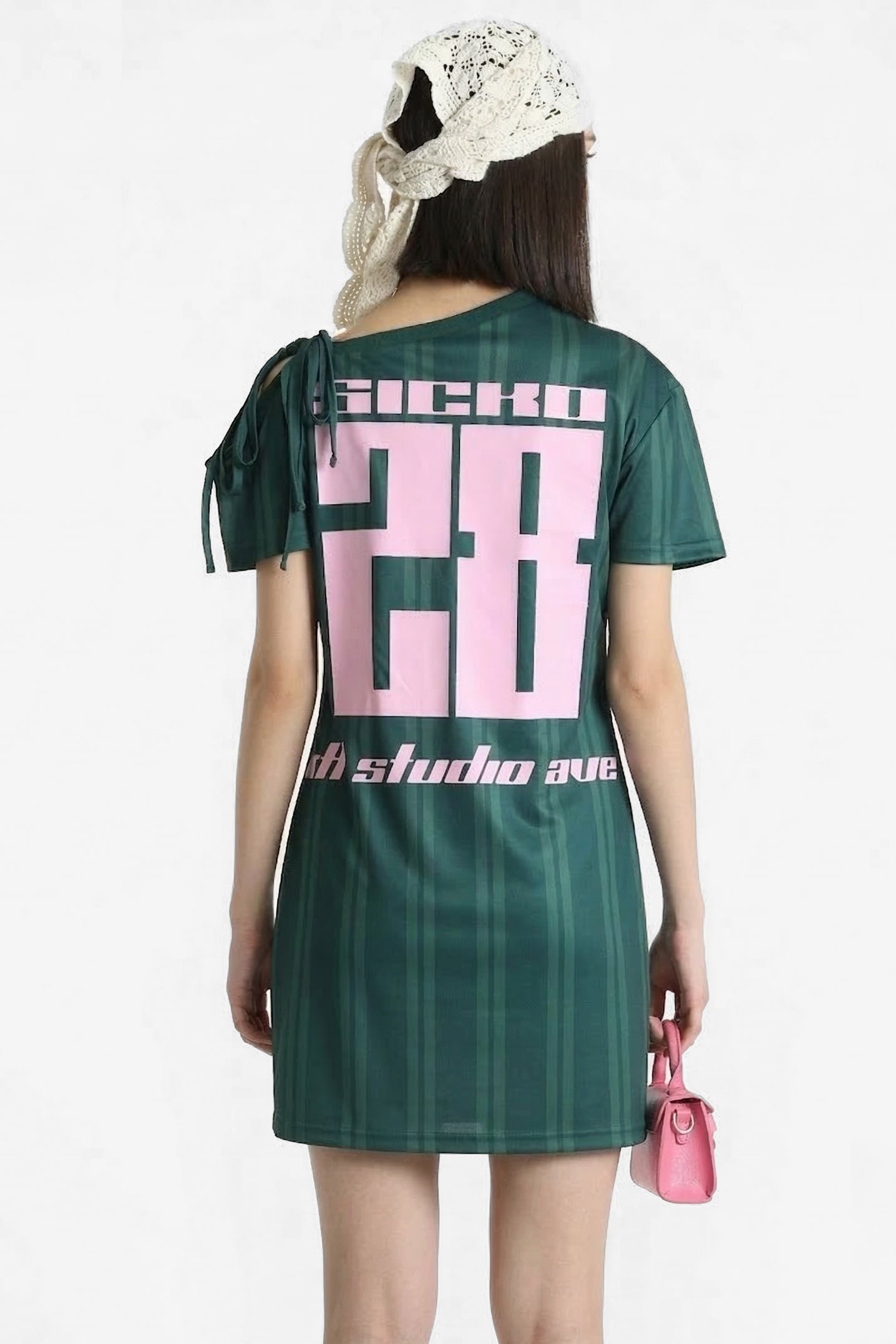 T-Shirt-Kleid - Grün