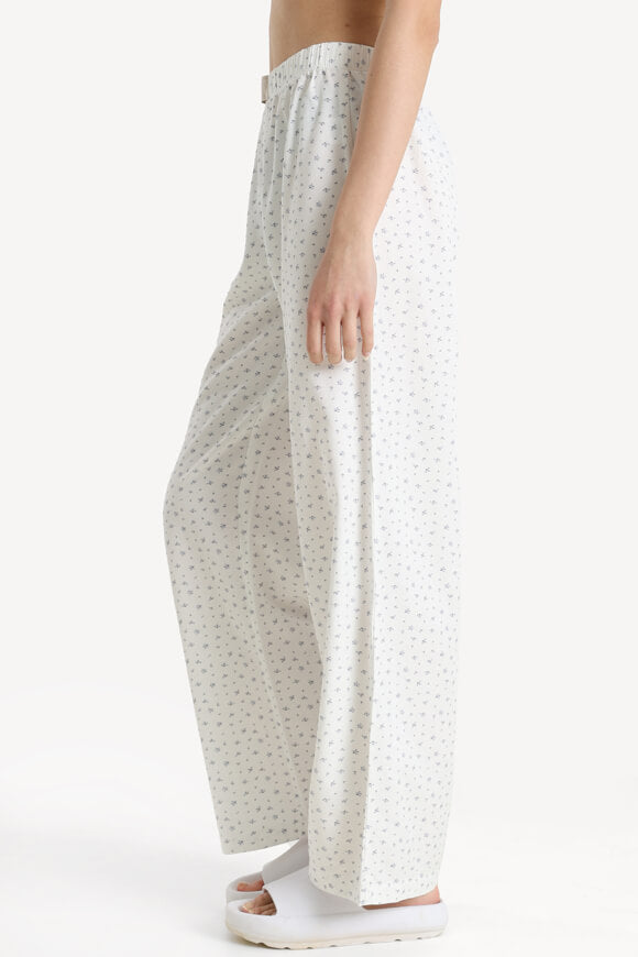 Pantaloni di stoffa - bianco + blu