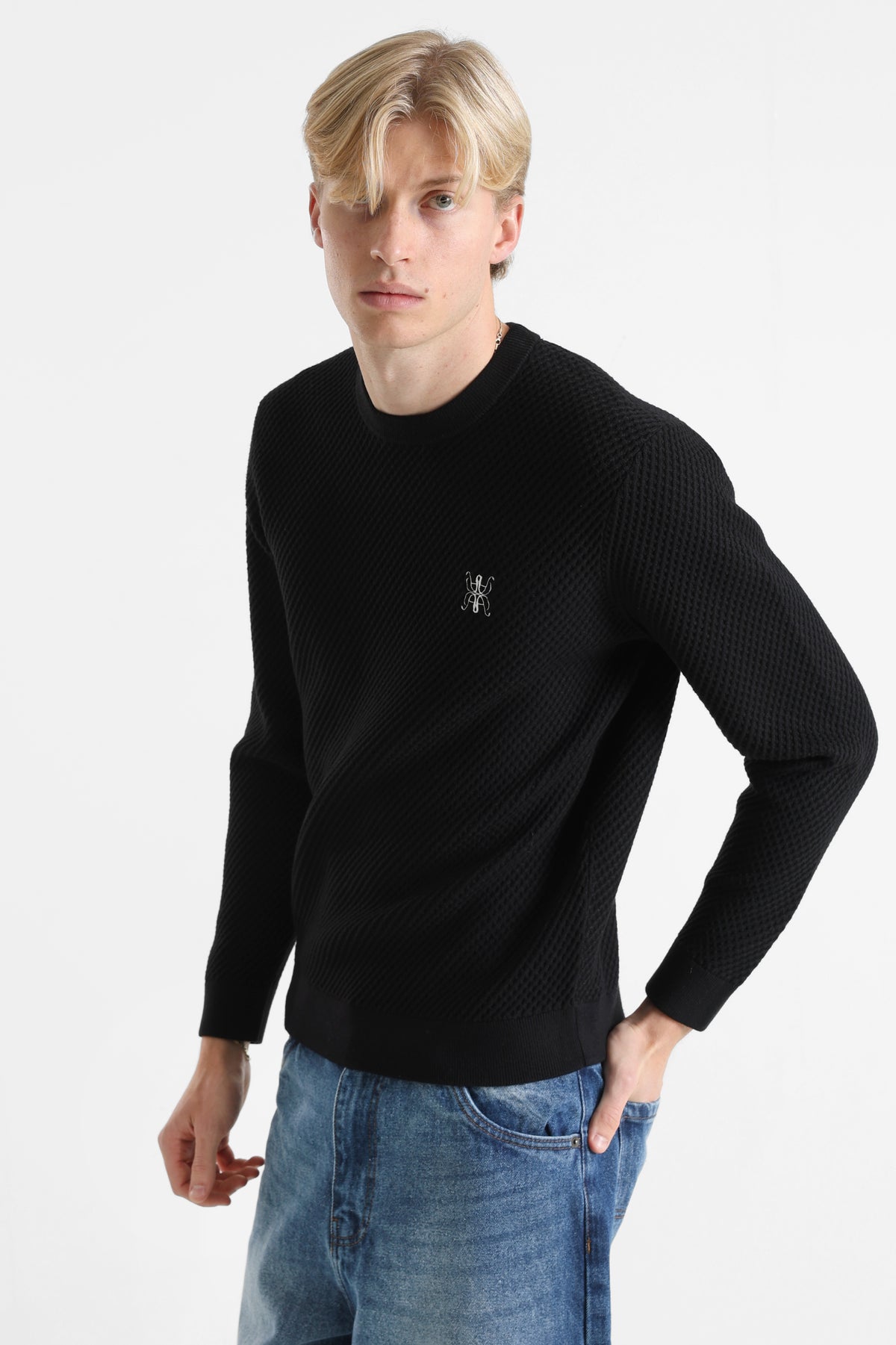 Pull en tricot - Noir