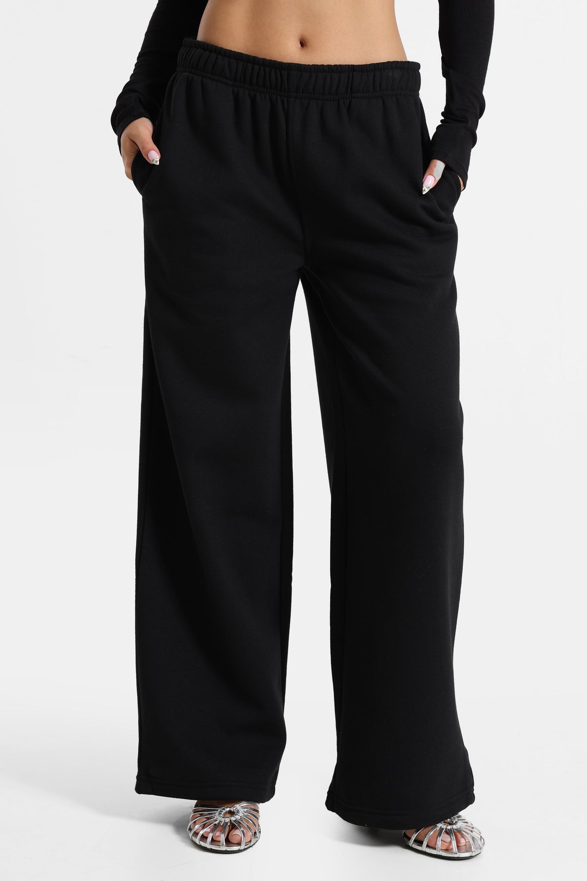 Pantaloni in felpa - Nero