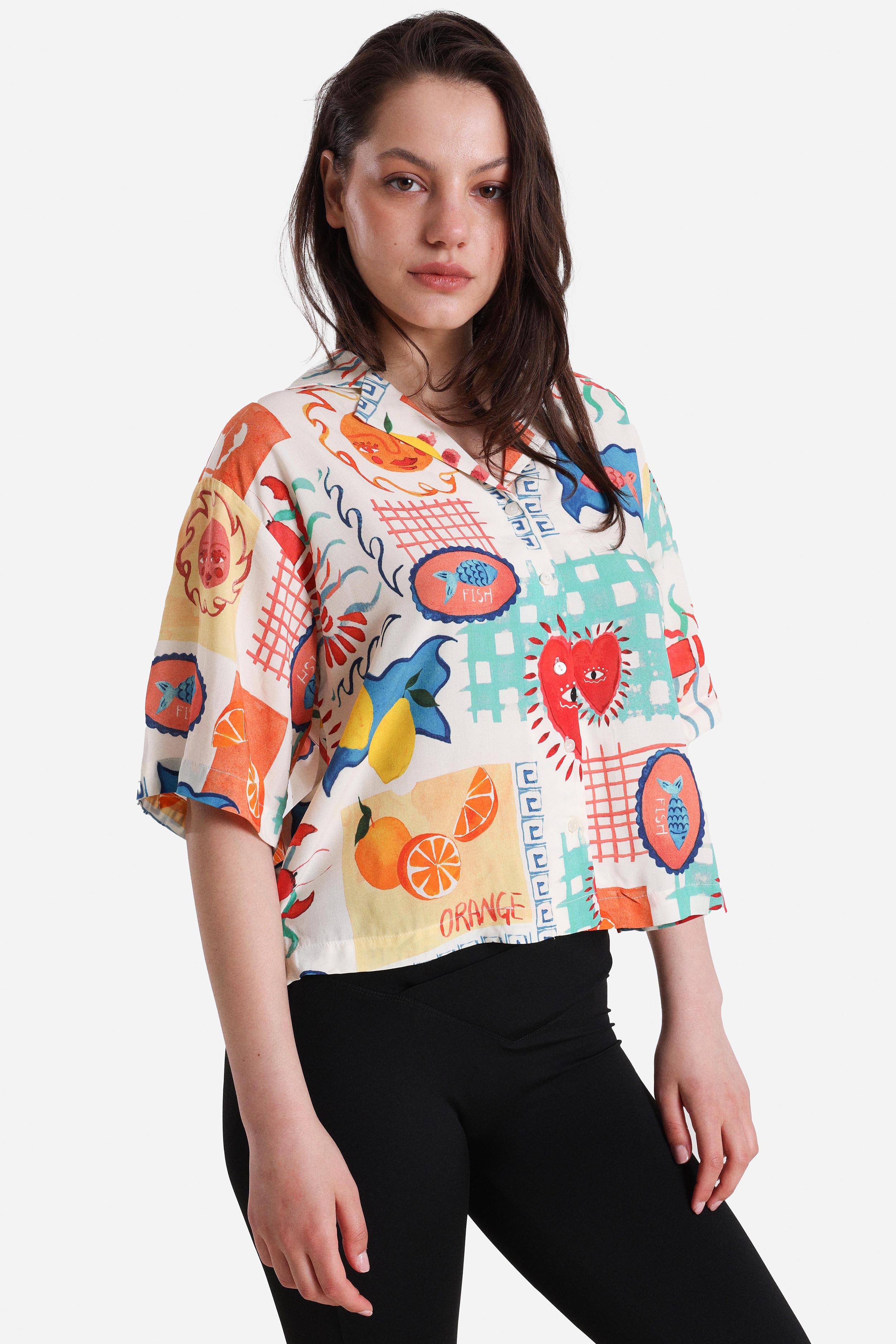 PCKLARISA Hemd - Eggnog