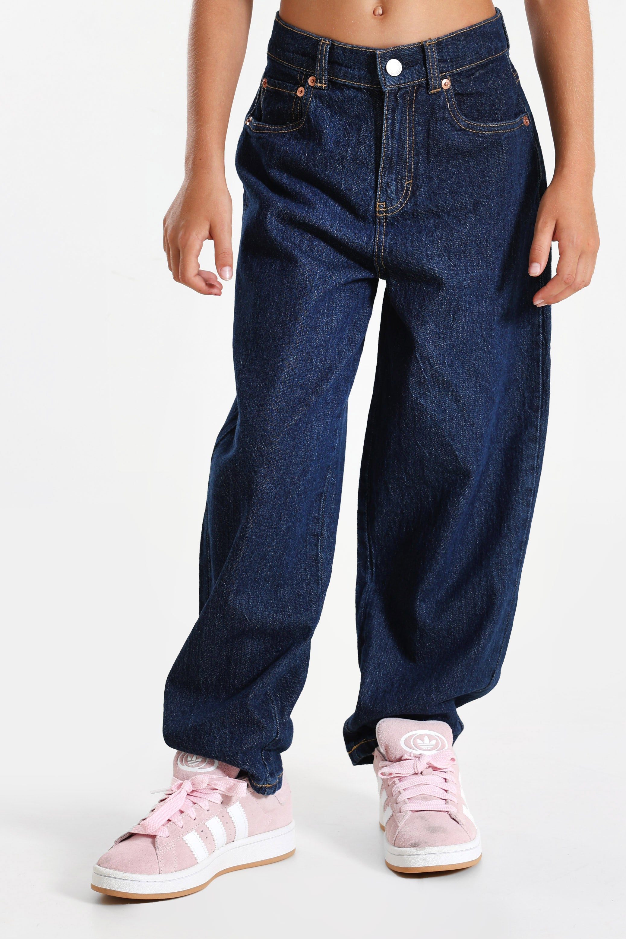 Baggy Barrel Fit Jeans - Dark Roast