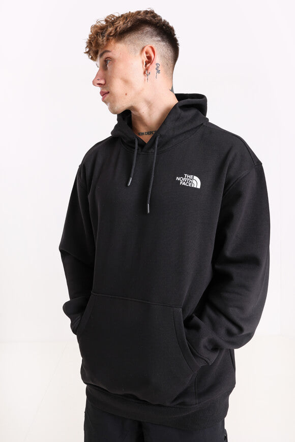 Kapuzensweatshirt - Schwarz