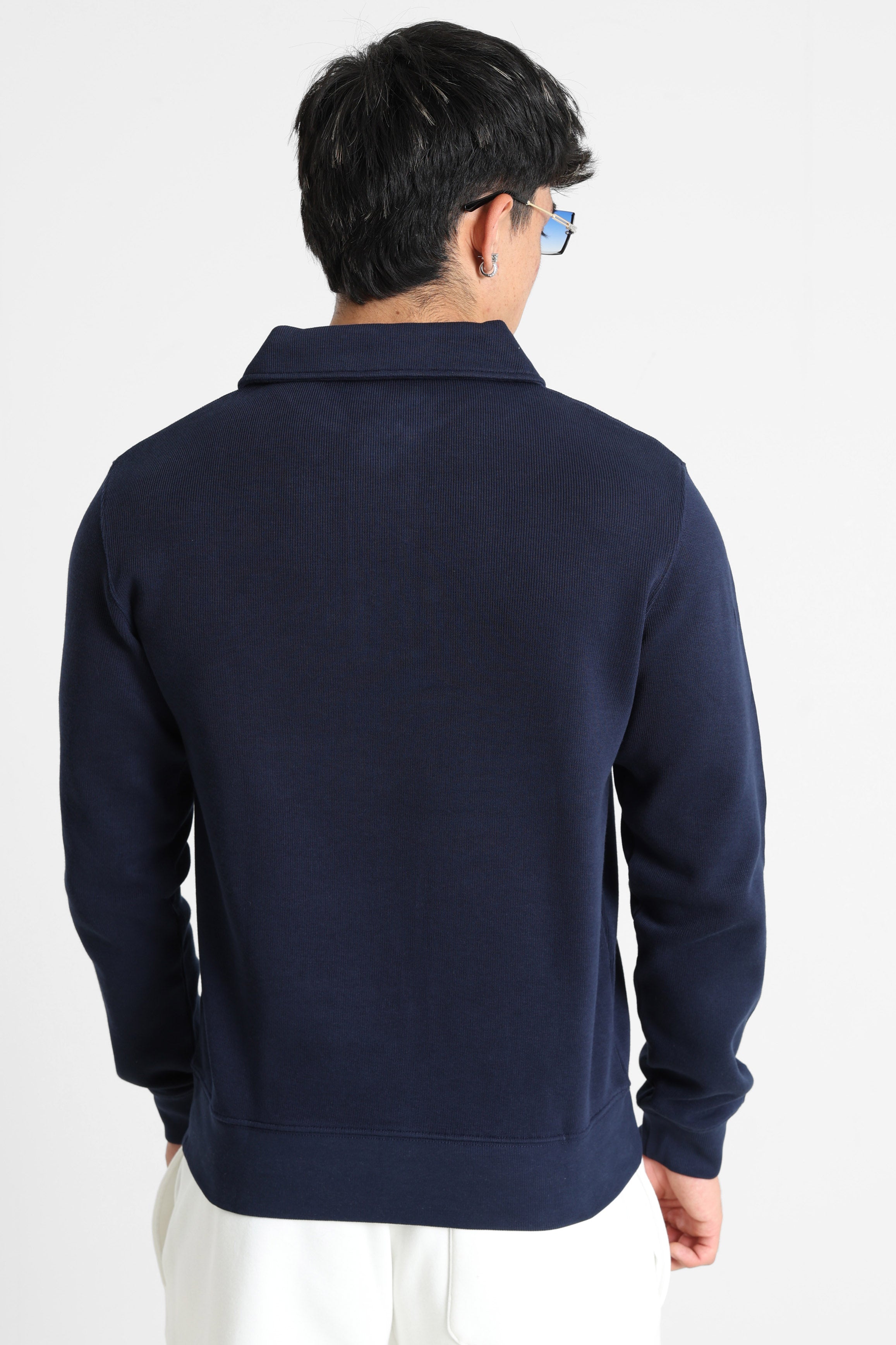Maglione in maglia - Navy