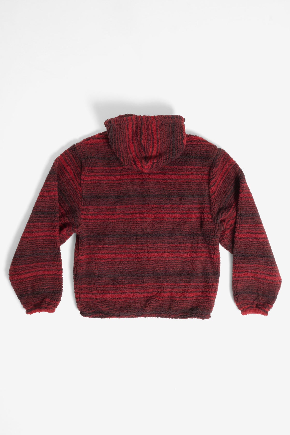 Sherpa jacket - Red + Brown