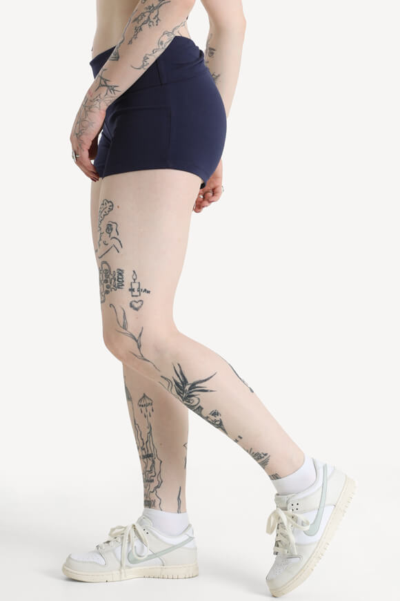 Short en tissu - Bleu marine