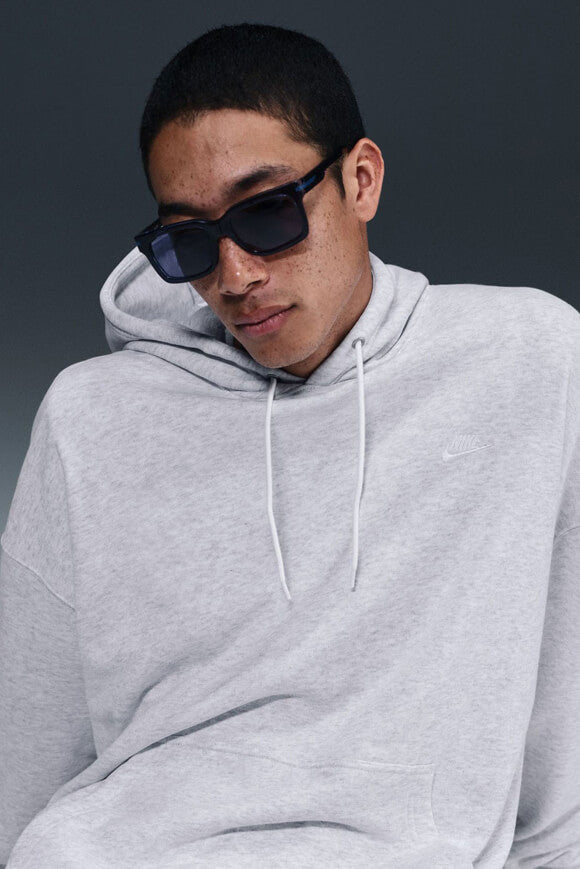 Club Fleece Oversize Hooded Sweatshirt - Birch Heather