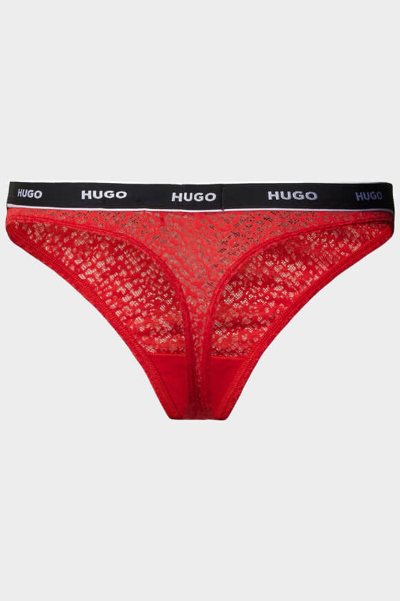 String en dentelle - Bright Red