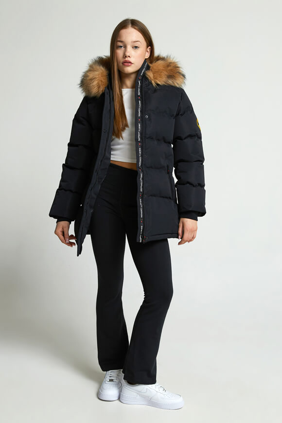 Fiorella Puffer Parka - Jet Black
