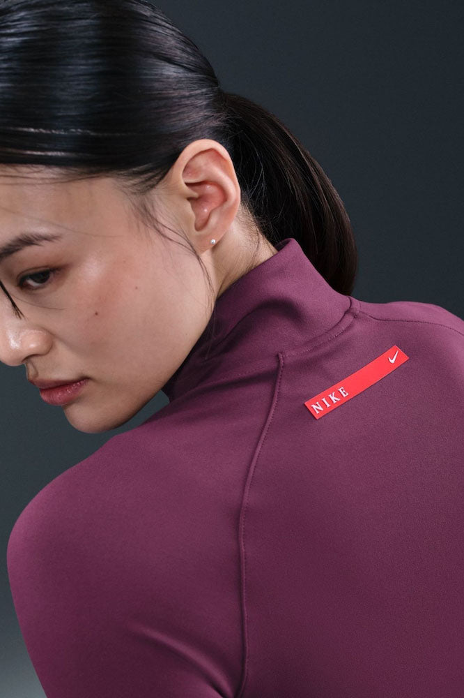 Cropped track jacket - Bordeaux