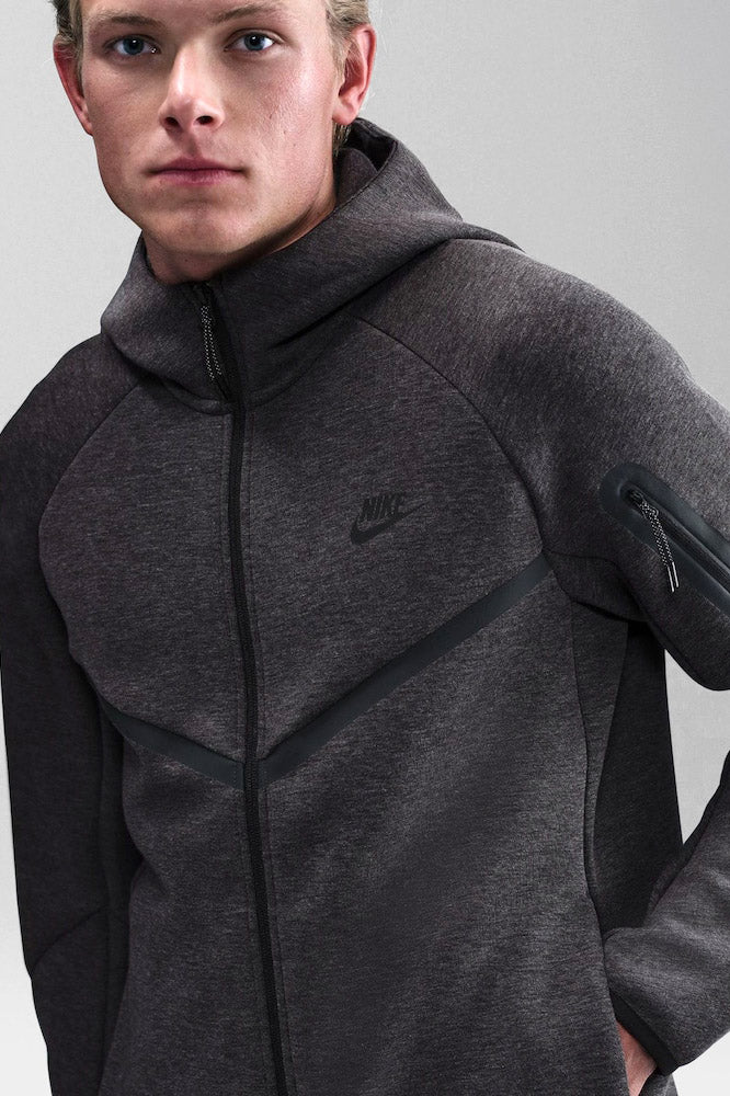 Sportswear Tech Fleece Kapuzensweatjacke - Black Heather