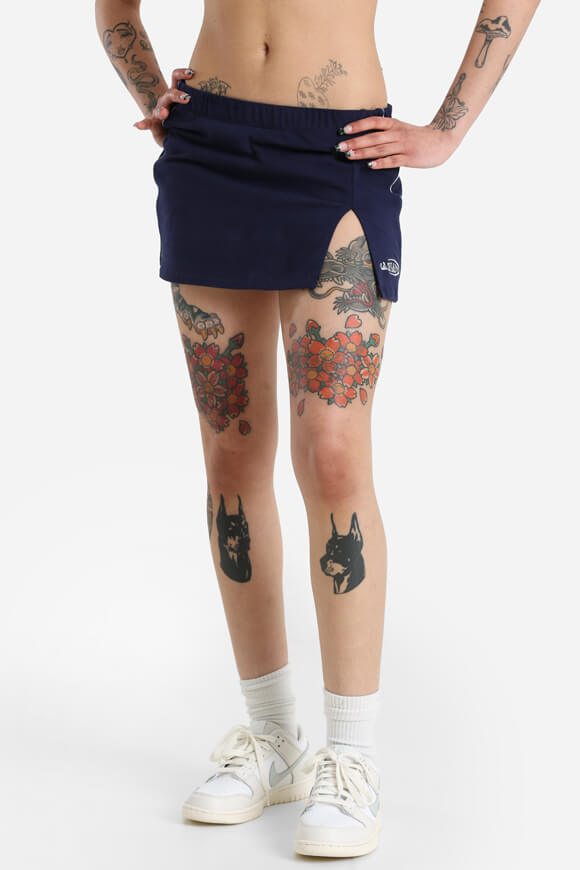 Minirock mit Innenshorts - Marineblau