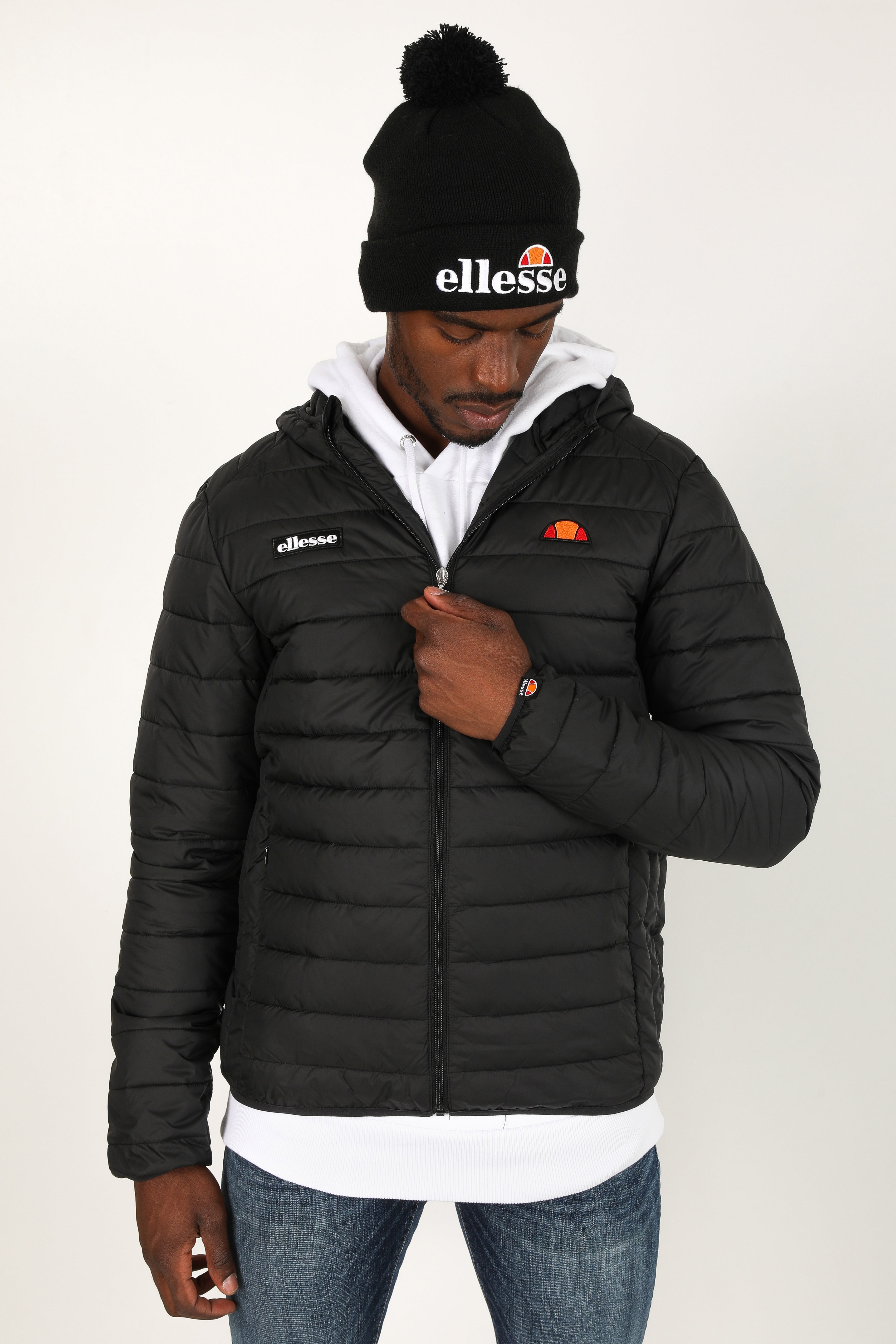 Lightweight quilted jacket - Black
