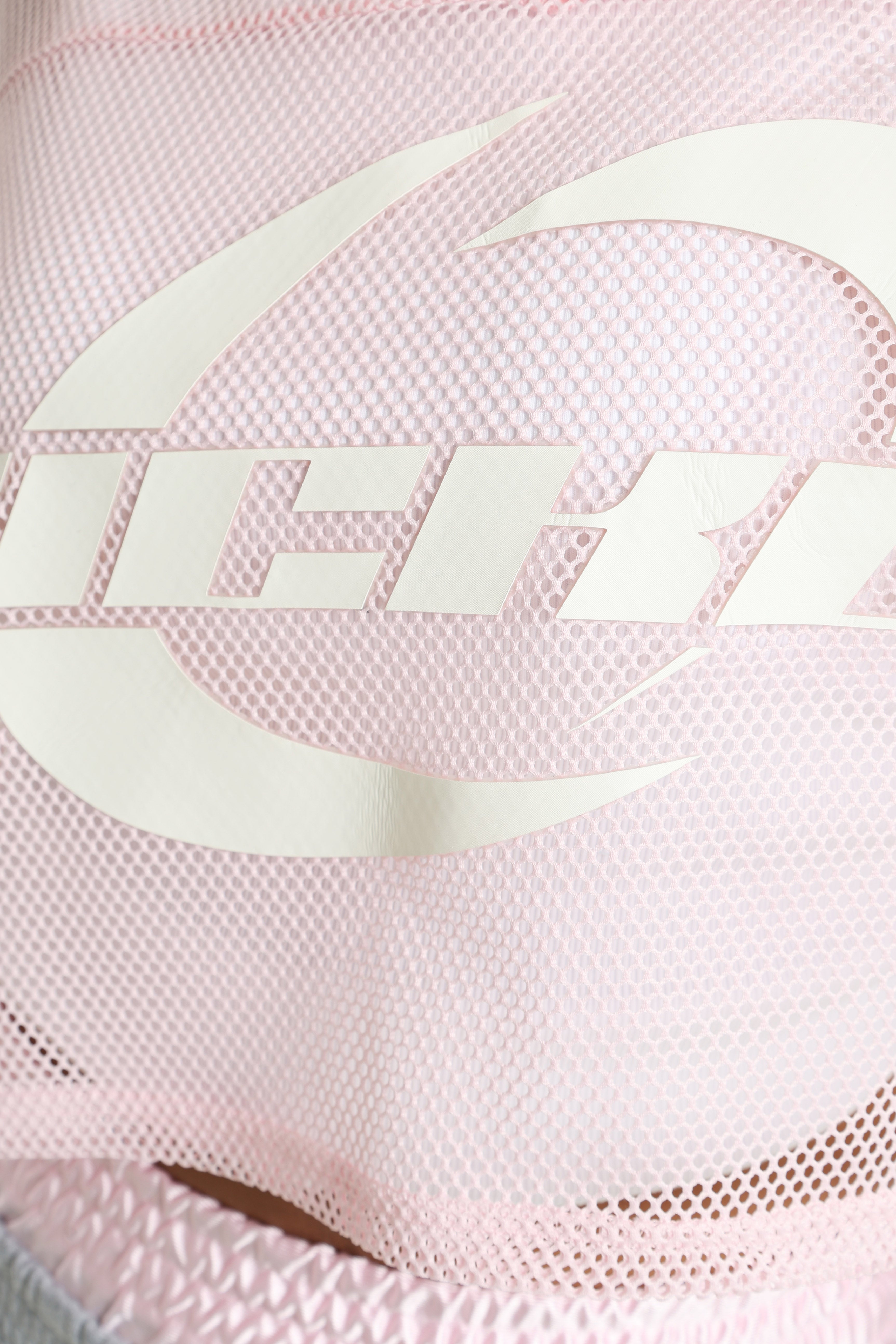 Crop Mesh T-Shirt - Hell Pink