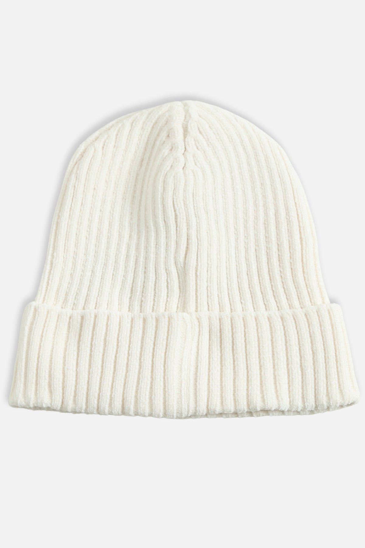 Bonnet en chenille - Cream White