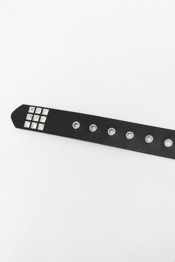 Belt - Black + Silver