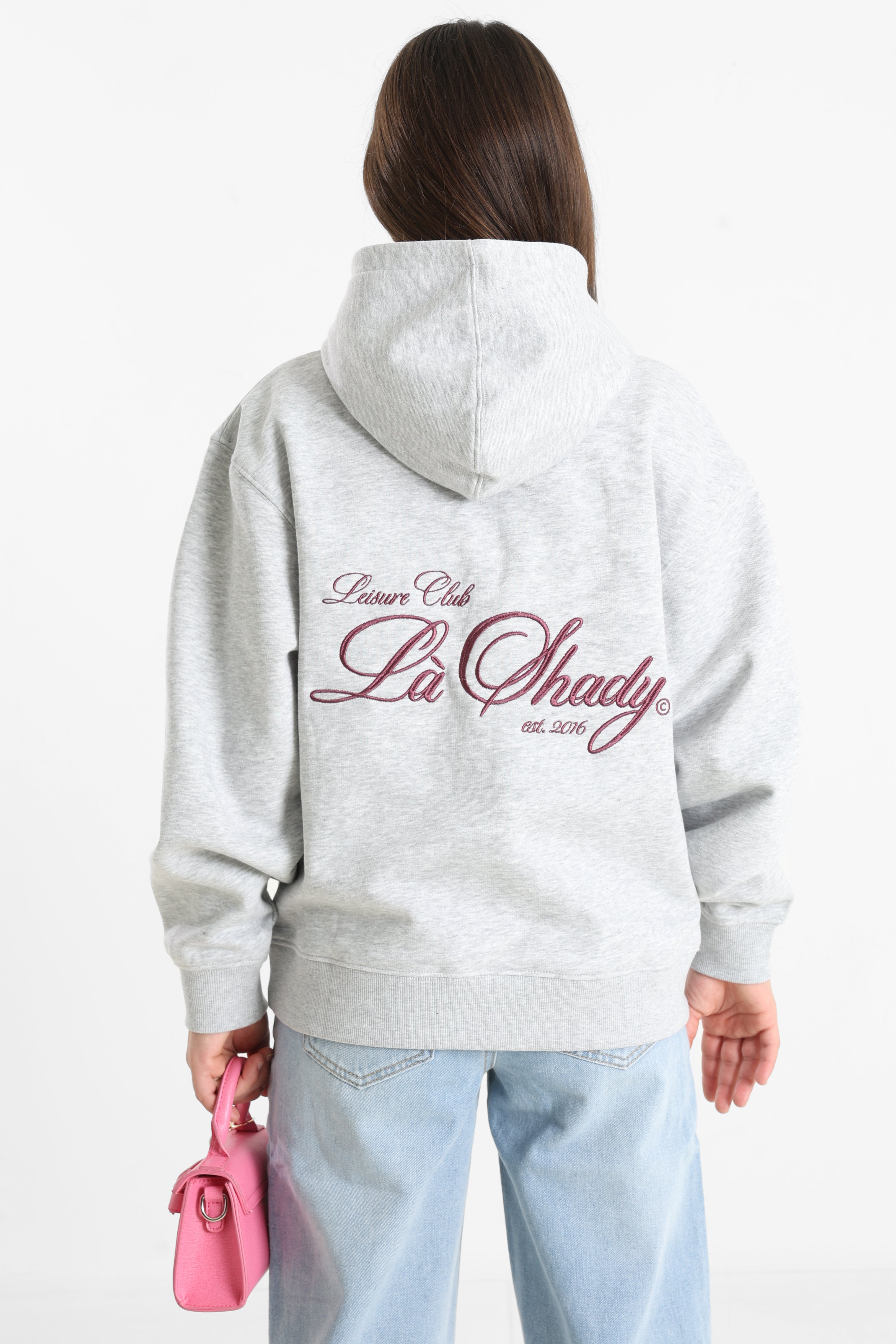 Oversize Kapuzensweatshirt - Grau