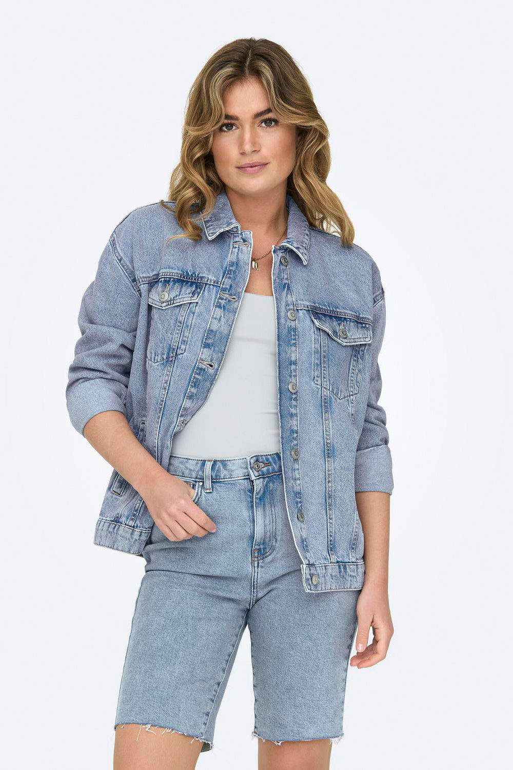 Ocean veste en jean - Light Blue Denim