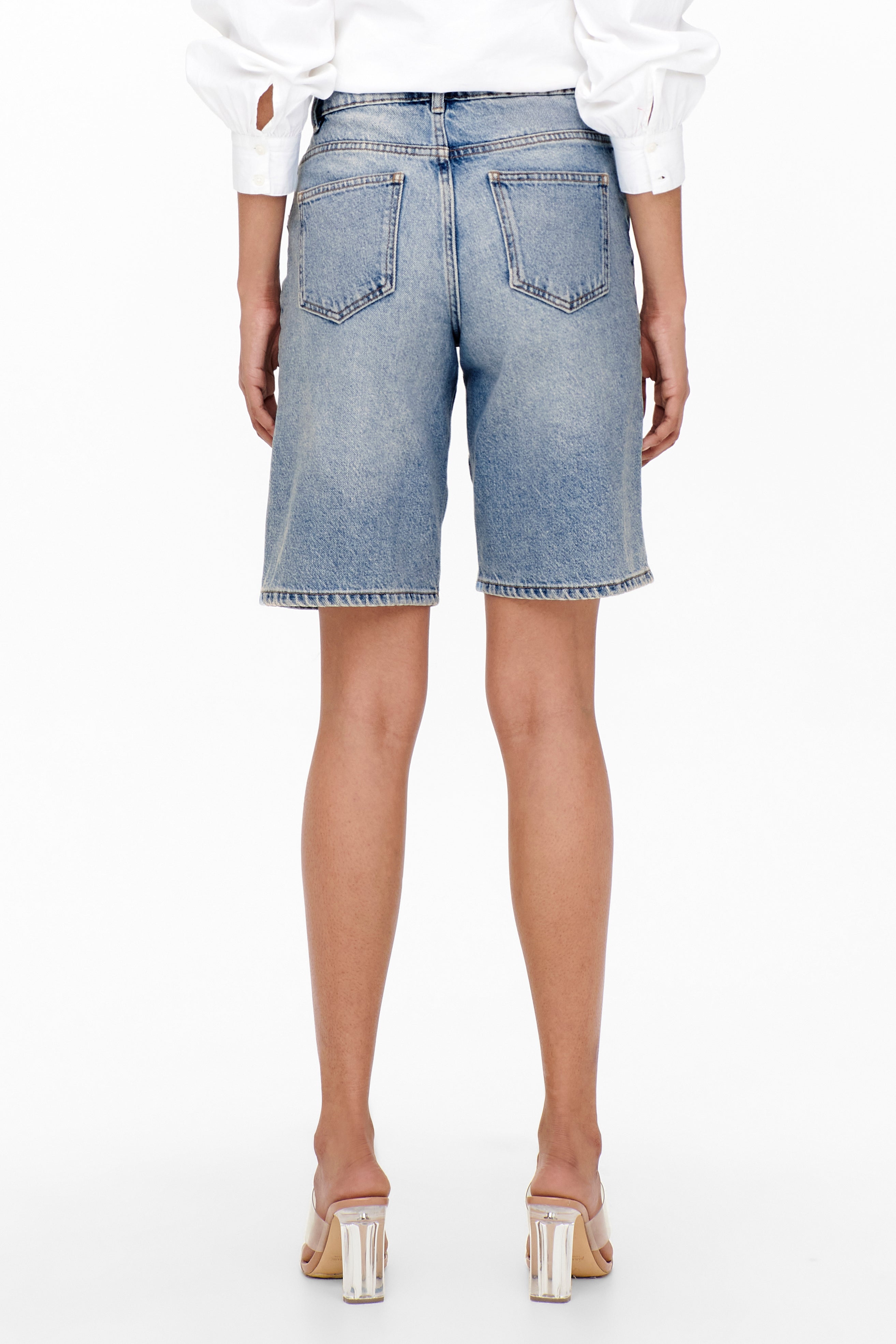 ONLSONNY denim shorts - Light Blue Denim