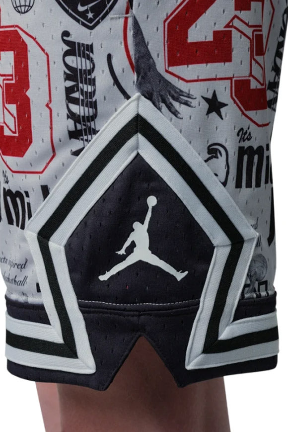 Short Diamond in mesh - Neutral Grey