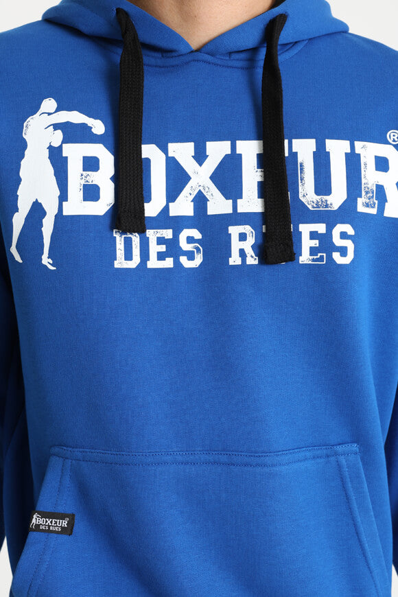 Sweat à capuche - Bleu cobalt
